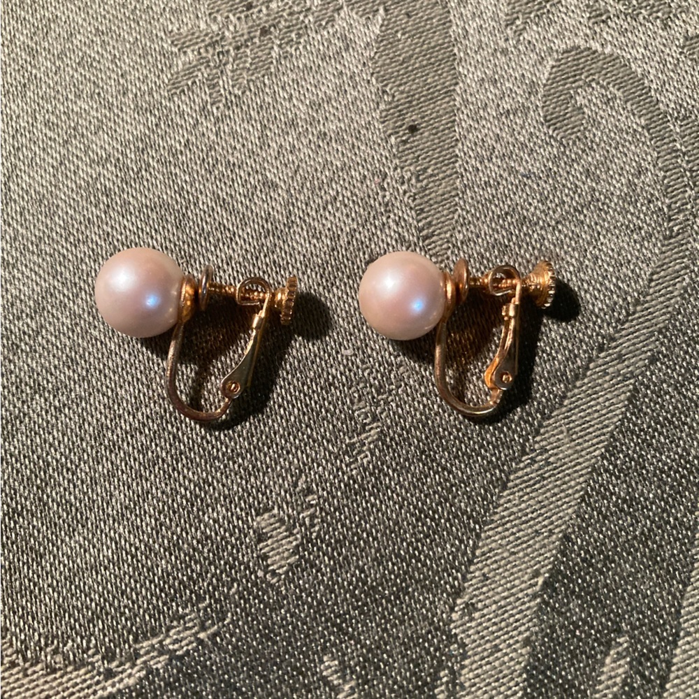 Vintage Screw On Earrings